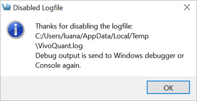 Enable Logfile