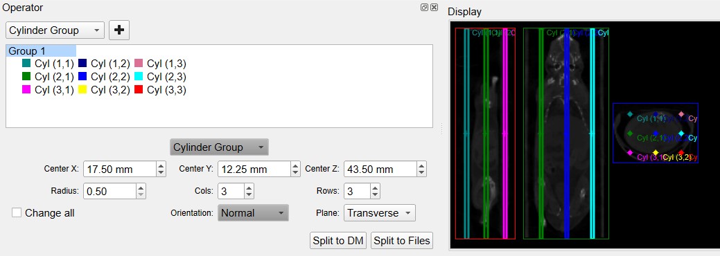 Splitting Tool Group Cylinder