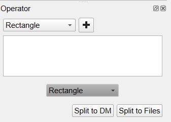 Splitting Tool Widget