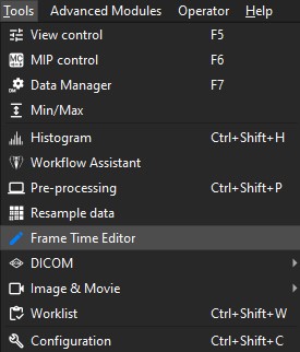 Frame Time Editor