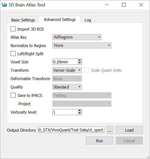 Advanced Settings
