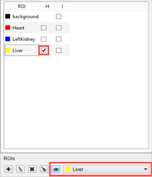 Hide ROI