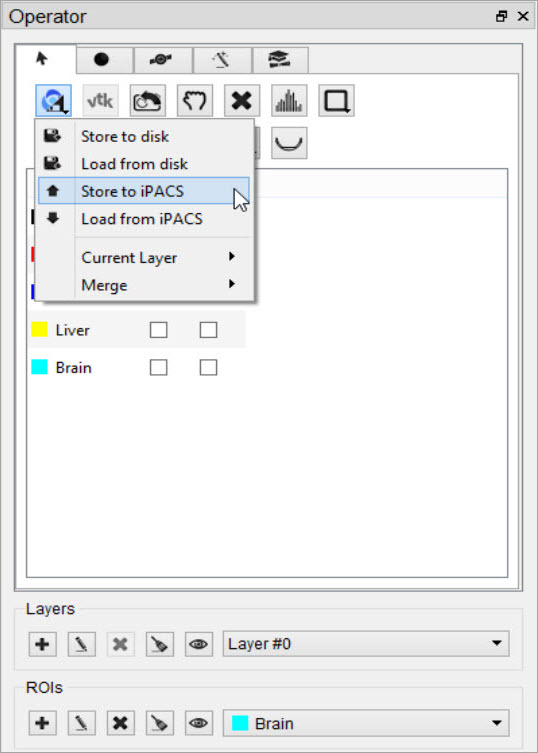Save ROI to iPACS