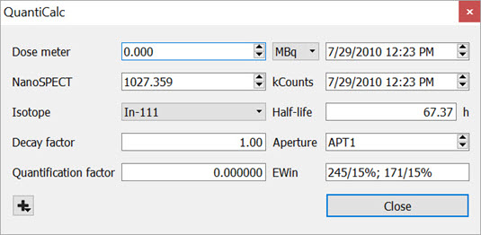 Quantification Calculator