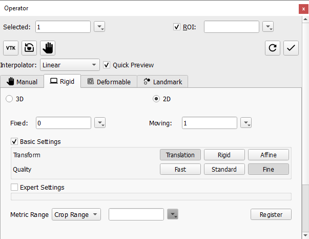 3D and 2D Automatic Registration
