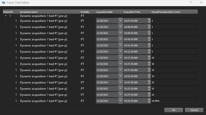 Frame Time Editor