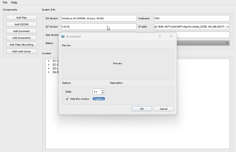 Add Screenshot