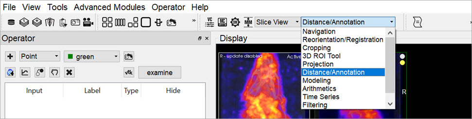 Distance / Annotation Operator
