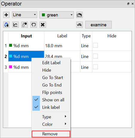 Remove Distance Measure