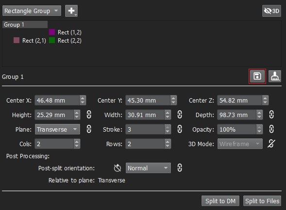 Splitting Operator Save State