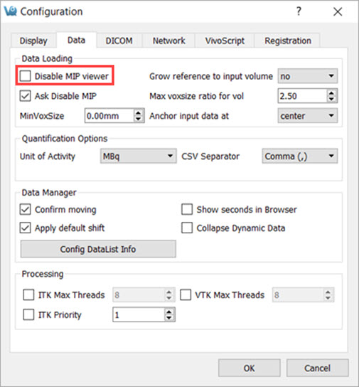 Enable MIP Viewer