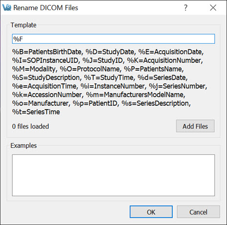 Rename DICOM