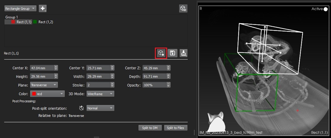 Splitting Operator Edit In 3D