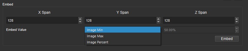 Cropping Embed Value